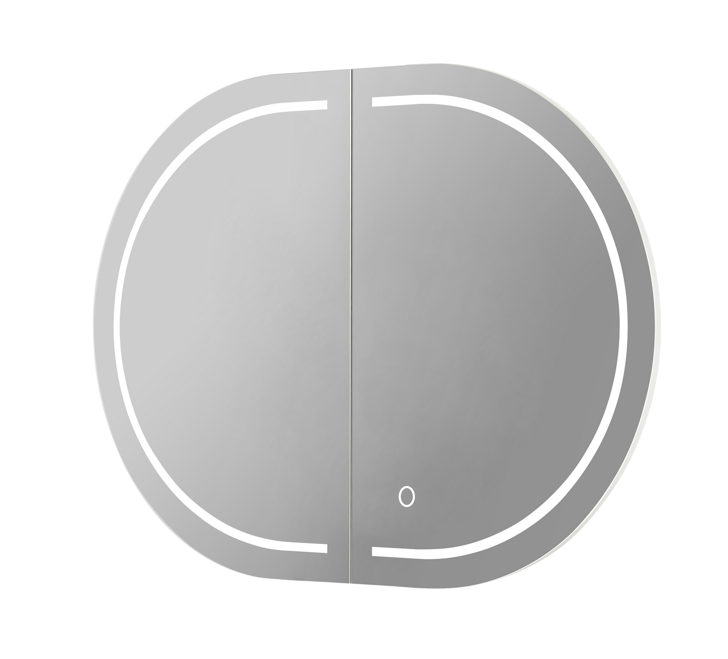 Olivia LED PVC Mirror Shaving Cabinet 900x600x155mm OPLSV9060MB/MW-LED
