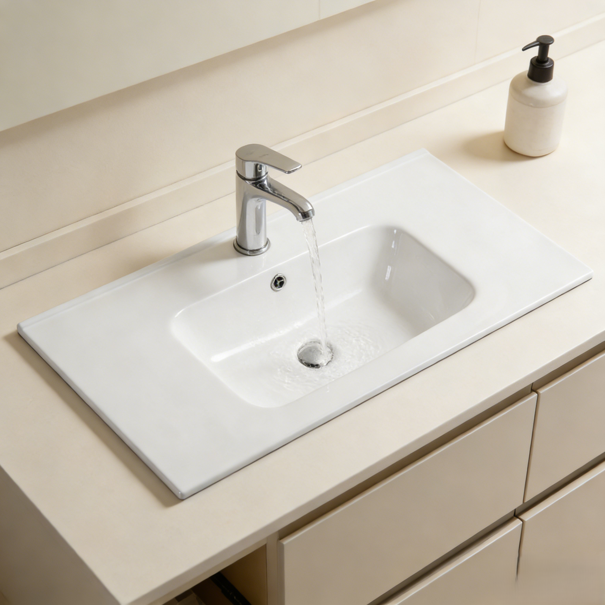 Vanity Top with Undermount Basin 605-1205mm