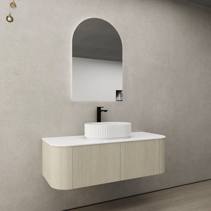 Bronte Coastal Oak Wall Hung Vanity 1200mm KC125W-CO