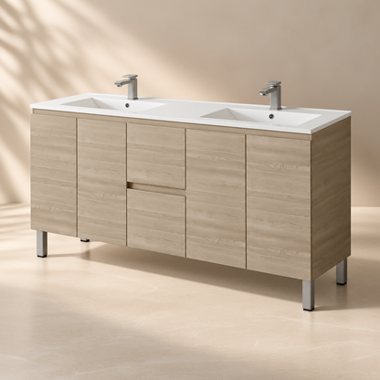 Bathroom Nordic Freestanding Vanity with Legs 1800*460*860mm (Luxern)