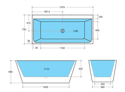 Avis BTW Bath 1575/1700mm