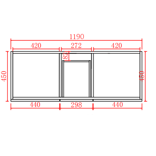 CETO Acacia Floor Vanity PVC Cabinet With Leg 600/750/900 AC124DL/AC154L/AC154DL-MW-MW/-MB