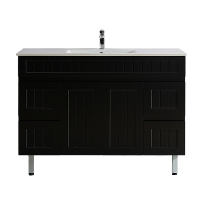 Ceto ACACIA 1200mm*460mm*860mm free standing Matte Black vanity