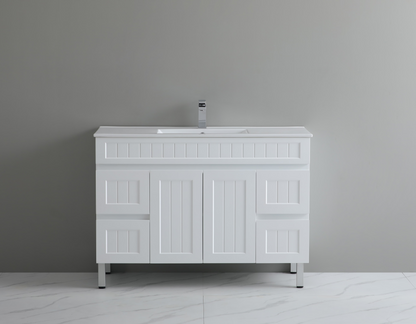 Ceto ACACIA 1200mm*460mm*860mm Matte White Both Side Drawers