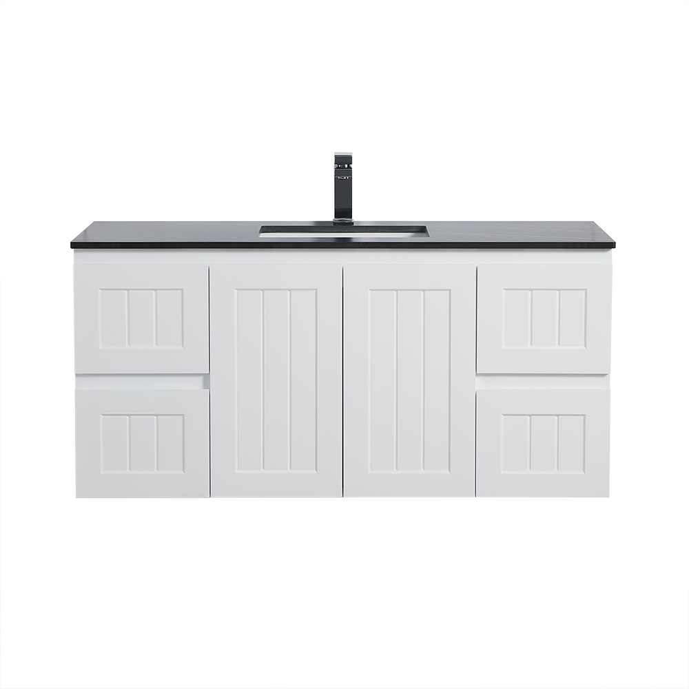 Haven Wood Wall-Mounted  PVC Cabinet With Soft closing door and drawers 1190/1490mm