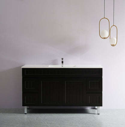 Ceto ACACIA 1500mm*460mm*860mm Free Standing Matte Black vanity