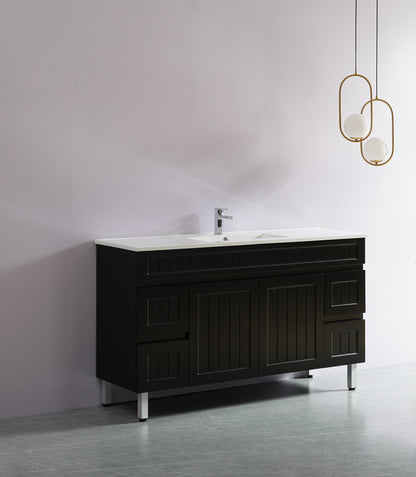 Ceto ACACIA 1500mm*460mm*860mm Free Standing Matte Black vanity