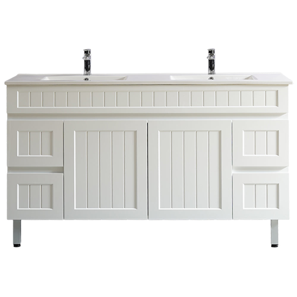 CETO Acacia Floor Vanity PVC Cabinet With Leg 600/750/900 AC124DL/AC154L/AC154DL-MW-MW/-MB