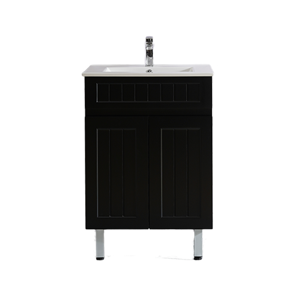 Ceto ACACIA 600mm*465mm*860mm free standing Matte Black Vanity