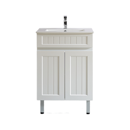 Ceto ACACIA 600mm*465mm*860mm free standing  Matte White vanity