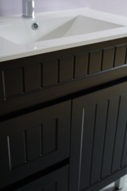 Ceto ACACIA 750mm*460mm*860mm Free standing Matte Black