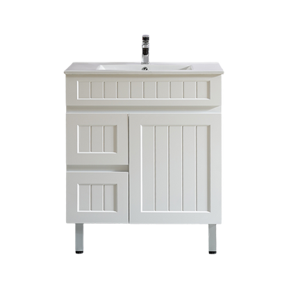 Ceto ACACIA 750mm*460mm*860mm free standing Matte White