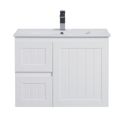 Haven Wood Wall-Mounted  PVC Cabinet With Soft Closing Doors 590/740/890mm
