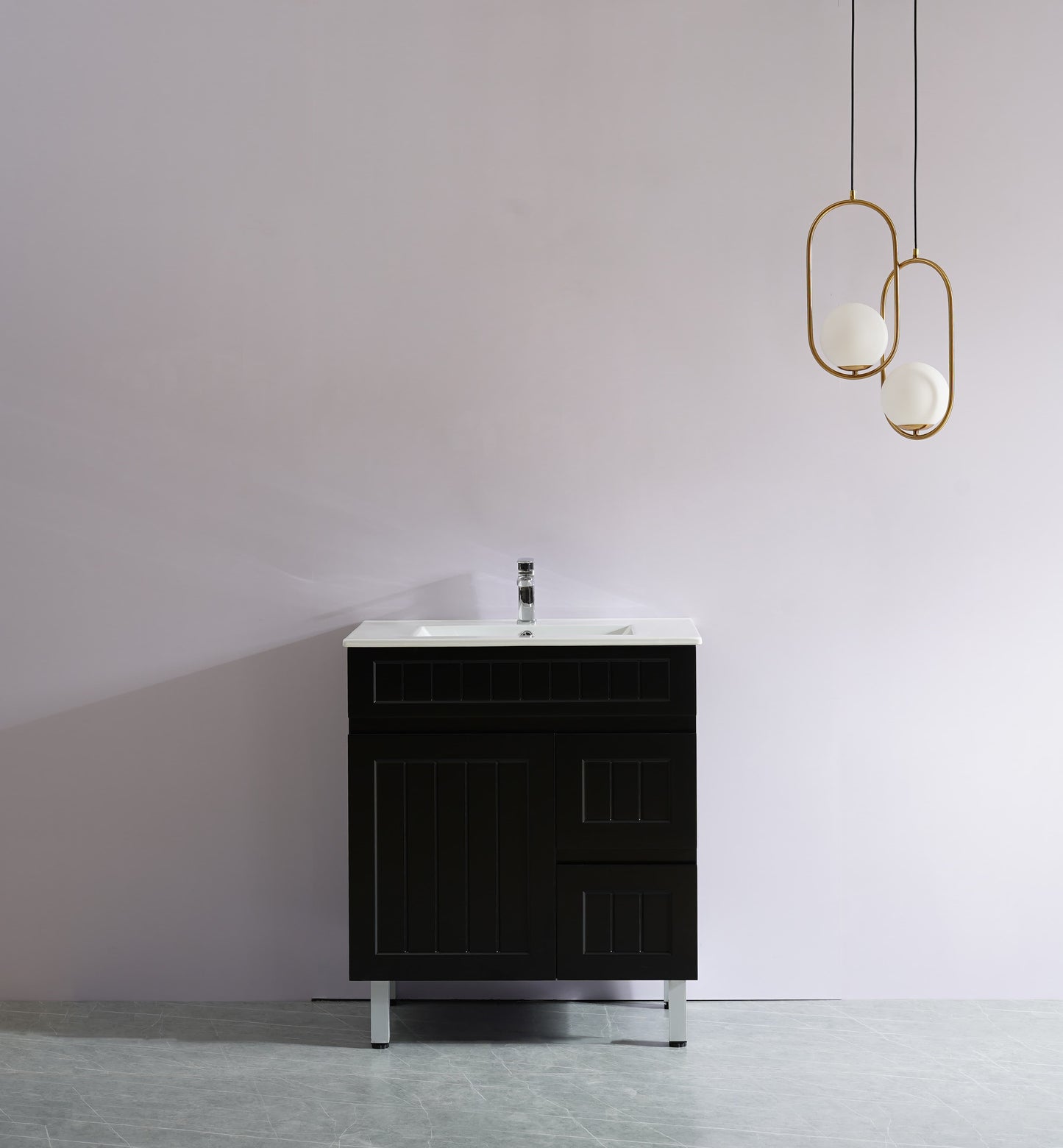 Ceto ACACIA 750mm*460mm*860mm Free standing Matte Black Right Drawers