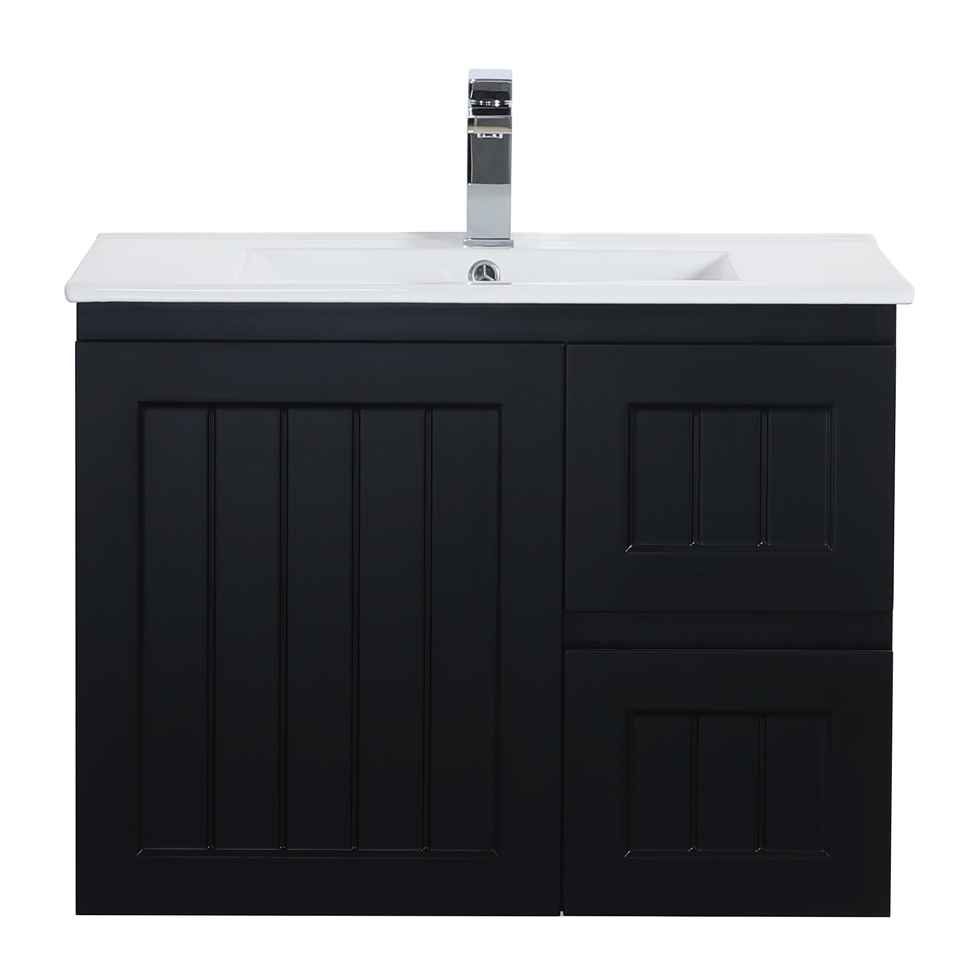 Haven Wood Wall-Mounted  PVC Cabinet With Soft Closing Doors 590/740/890mm