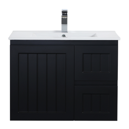 Haven Wood Wall-Mounted  PVC Cabinet With Soft Closing Doors 590/740/890mm