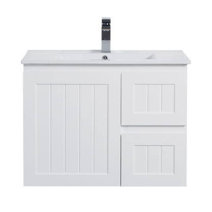 Haven Wood Wall-Mounted  PVC Cabinet With Soft Closing Doors 590/740/890mm