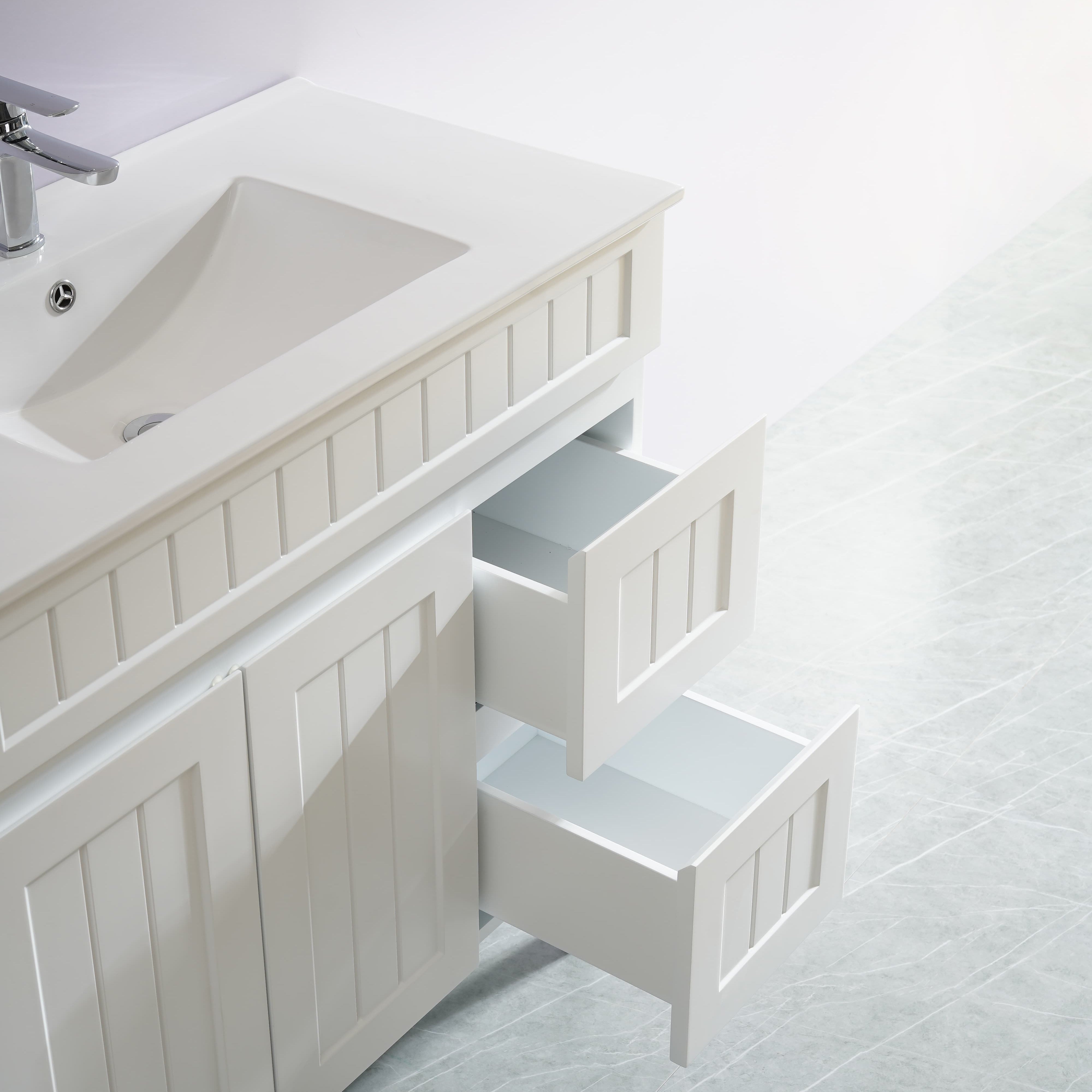 Ceto ACACIA 900*460*880mm Floor Standing Vanity Matte white