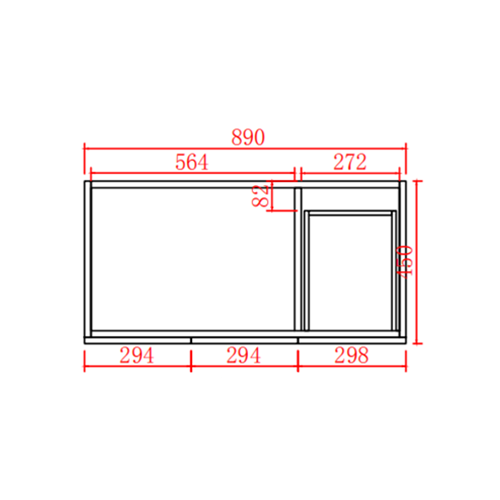 Haven Wood 900*460*880mm Floor Standing Vanity Matte white