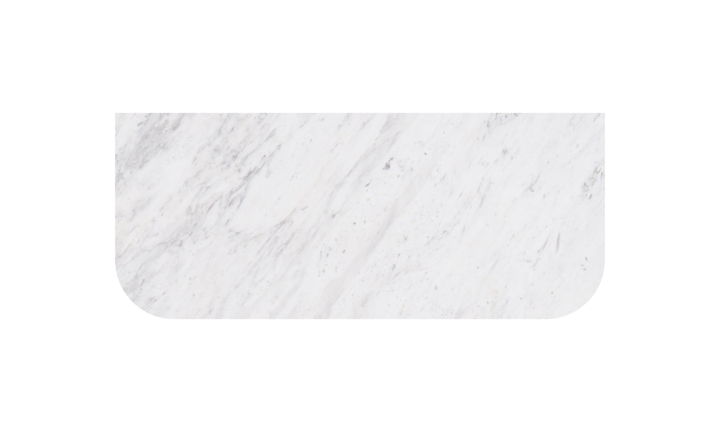 Ceto AVALON Wall Hung PVC Cabinet Matte White Curve Edge Size:590*493*470mm