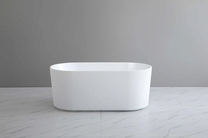 Ally Groove Freestanding Bathtubs 1700*850*580mm AGV1700GW/AGV1700MW/AGV1700MB