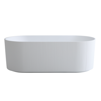 Ronelle Fluted Freestanding Bathtub 1500/1700mm