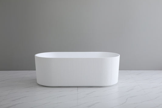1700mm X 850mm X 580mm Ally Groove Freestanding Bathtubs AGV1700
