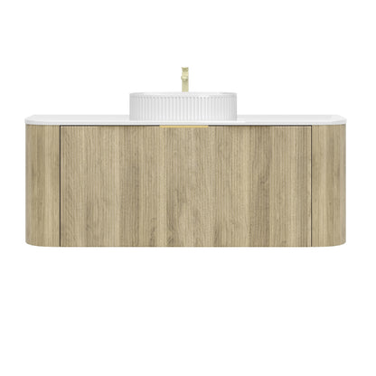 VITO ARDEN Fluted Curved  Vanity with Inner Drawer 600-1550mm