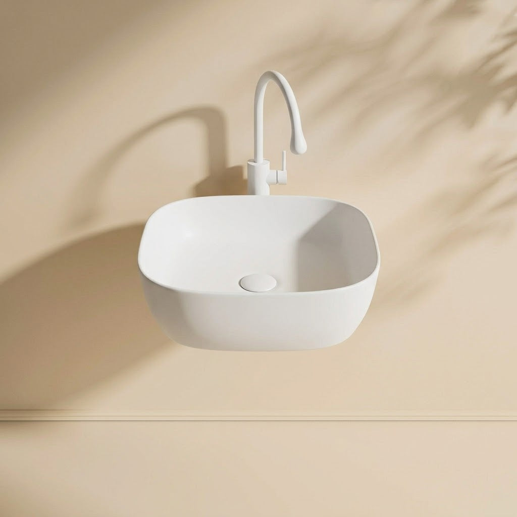 Above Counter Basin 370*370*120mm LH-BS25-370MW/MB