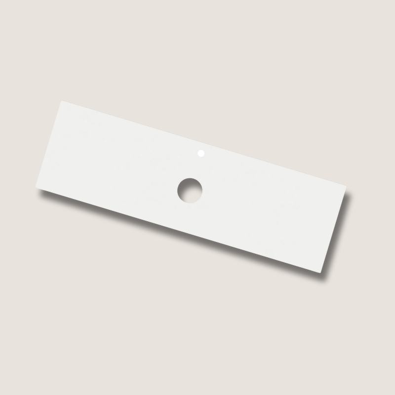 White Cystlized Stone Top 600-1800mm