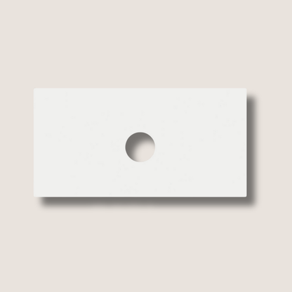 White Cystlized Stone Top 600-1800mm