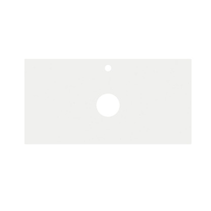 White Cystlized Stone Top 600-1800mm