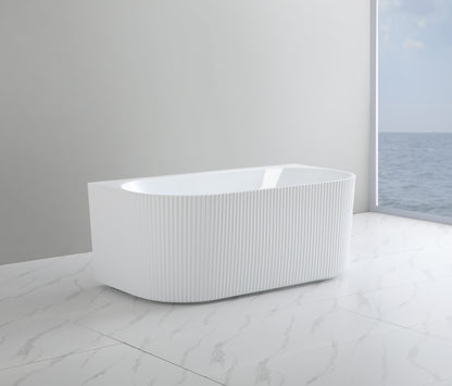 Rochelle Fluted Back to Wall Bathtub 1500/1700mm