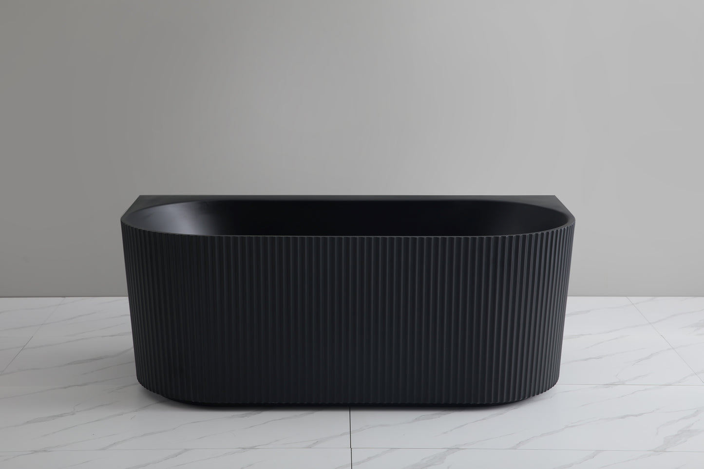 1500mm X750 X 580mm Oval Acrylic Bathtub Freestanding Bari BGV-1500