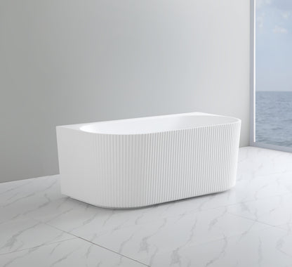 Rochelle Fluted Back to Wall Bathtub 1500/1700mm