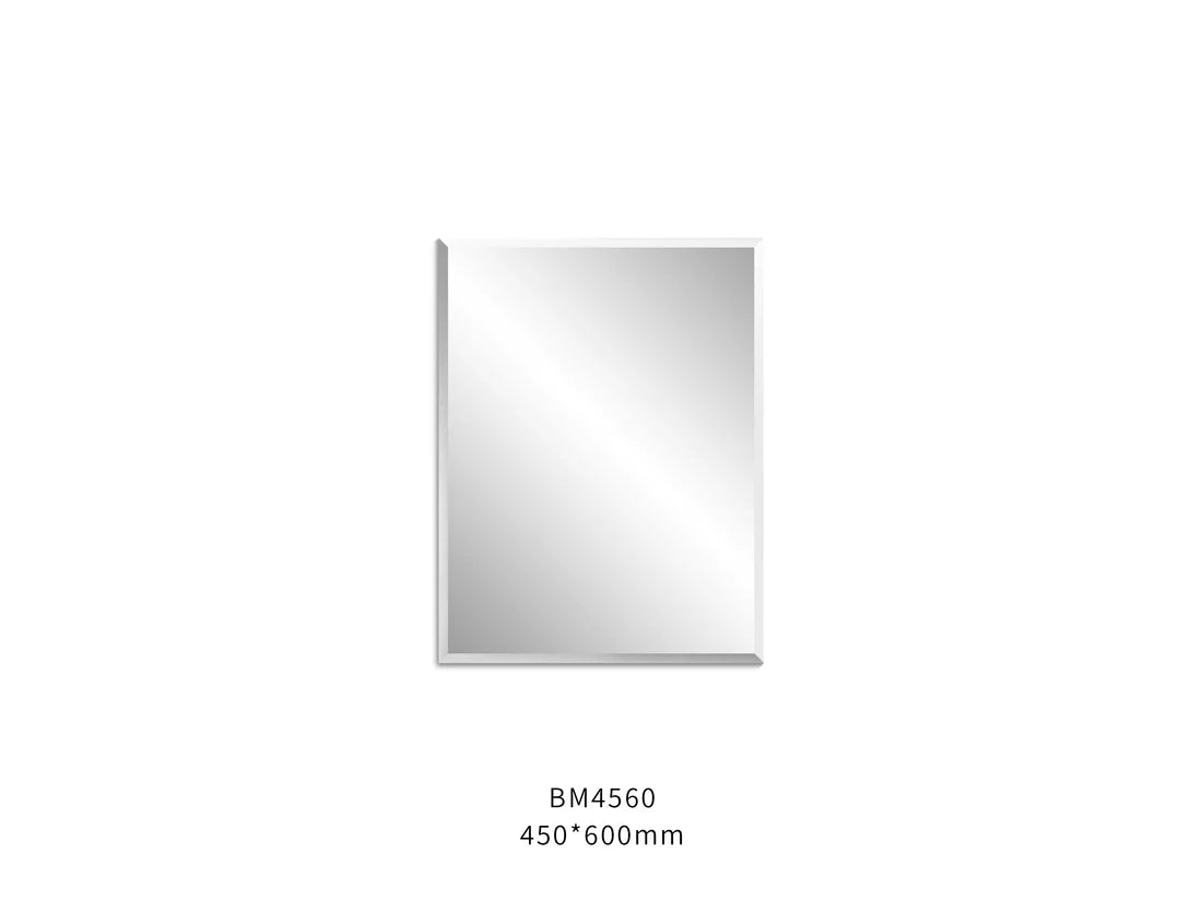 Beveled Edge Bathroom Mirror –Wall Mounted 450-1500mm