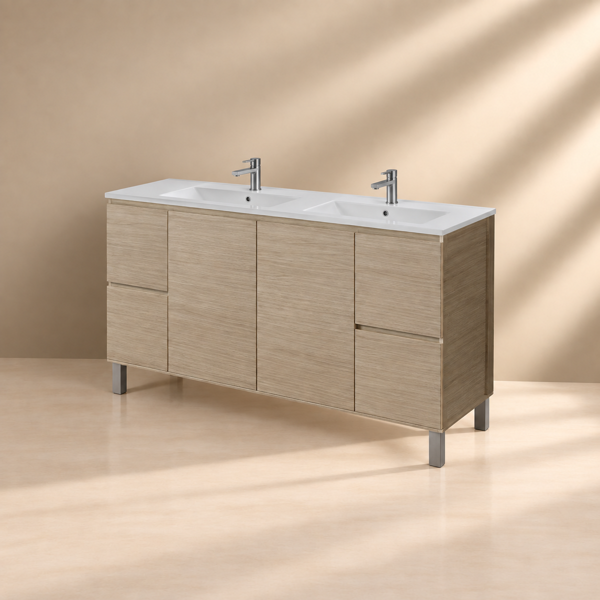 Bathroom Nordic Freestanding Vanity with Legs 1500*460*860