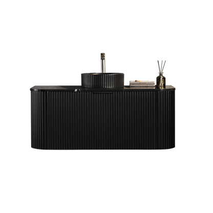 CETO AVALON Wall Hung PVC Cabinet Curve Edge 1200/1500/1800 CA1200W/CA1500W/CA1800W-MW/-MB