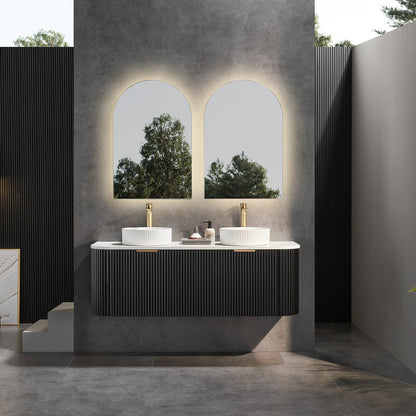 Solea Wall Hung PVC Cabinet with soft closing drawer 1200-1800mm