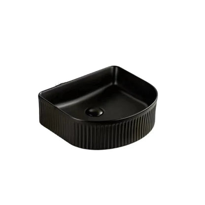 VITO Athena Fluted Arch Premium Ceramic Above-Counter Basin 400*360*130mm