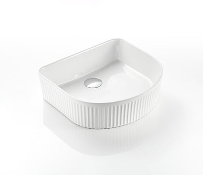 Floe Ribbed Arch Console Basin 400*350*130mm