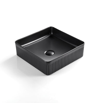 375mm X 375mm X 130mm Gloss White Basin Cascade CA3838SQ