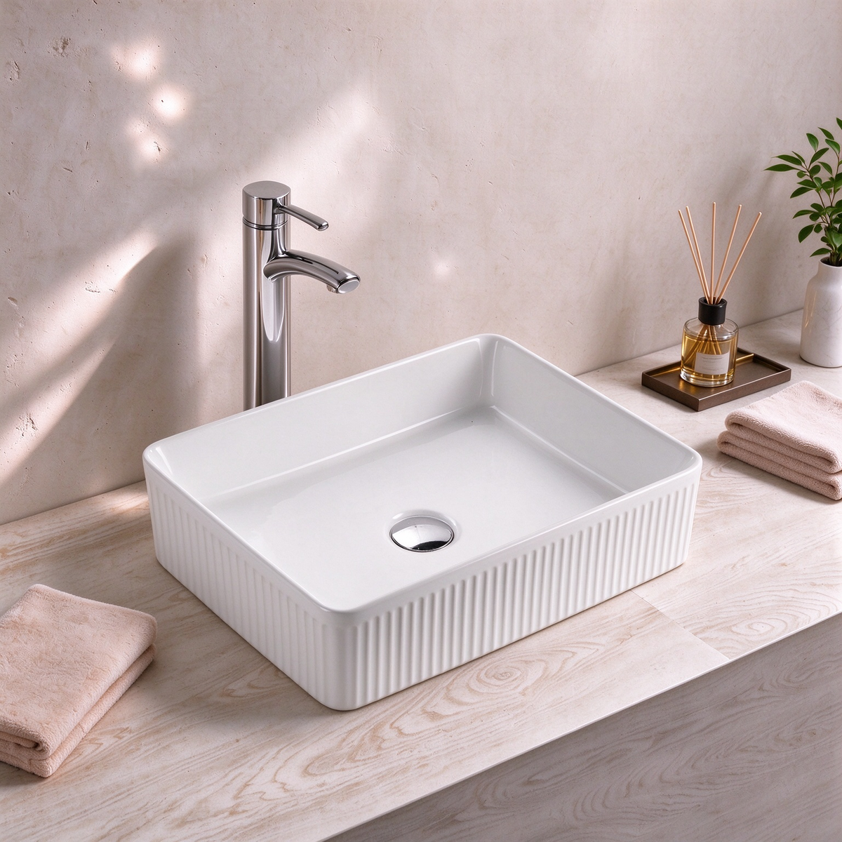 Rectangle Above Counter Basin 500*380*120mm