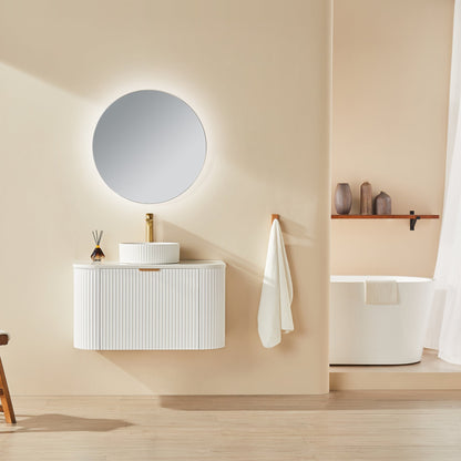 Axiom Haven Wall-Mounted Polymer Cabinet 600-900mm