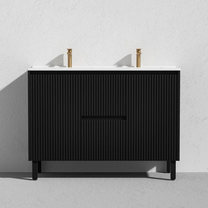 Brighton Floor Vanity 1200*460*880mm Matte Black