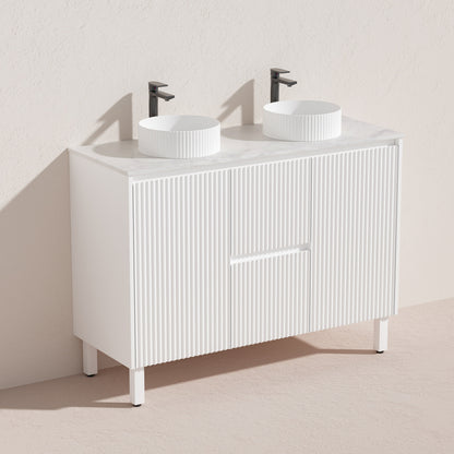 Brighton Floor Vanity 1200*460*880mm Matte White