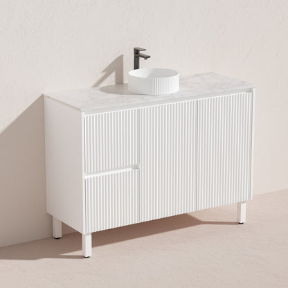 Brighton Floor Vanity 1200*460*500mm Matte White