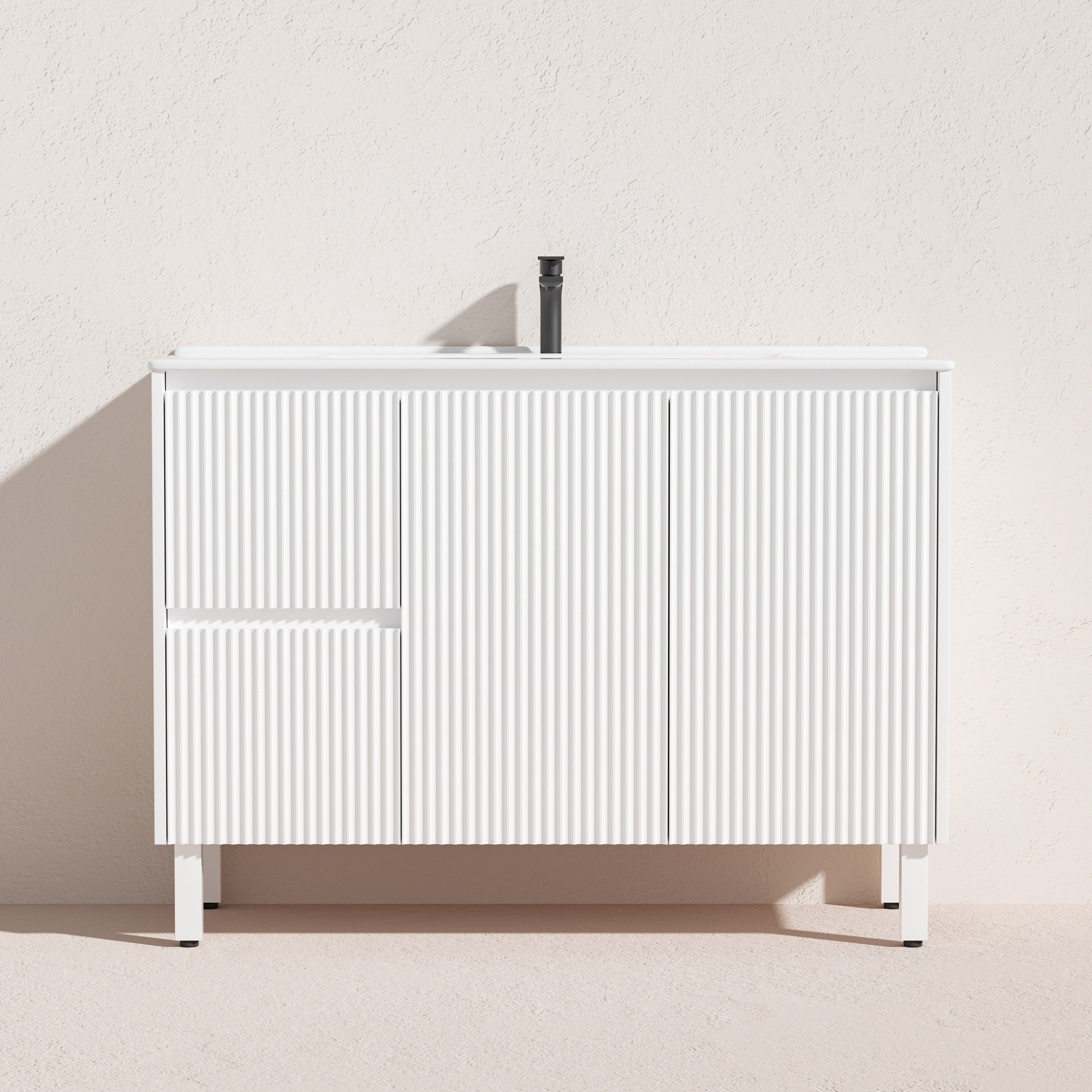 Brighton Floor Vanity 1200*460*500mm Matte White