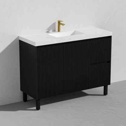 Brighton Floor Vanity 1200*460*500mm Matte Black