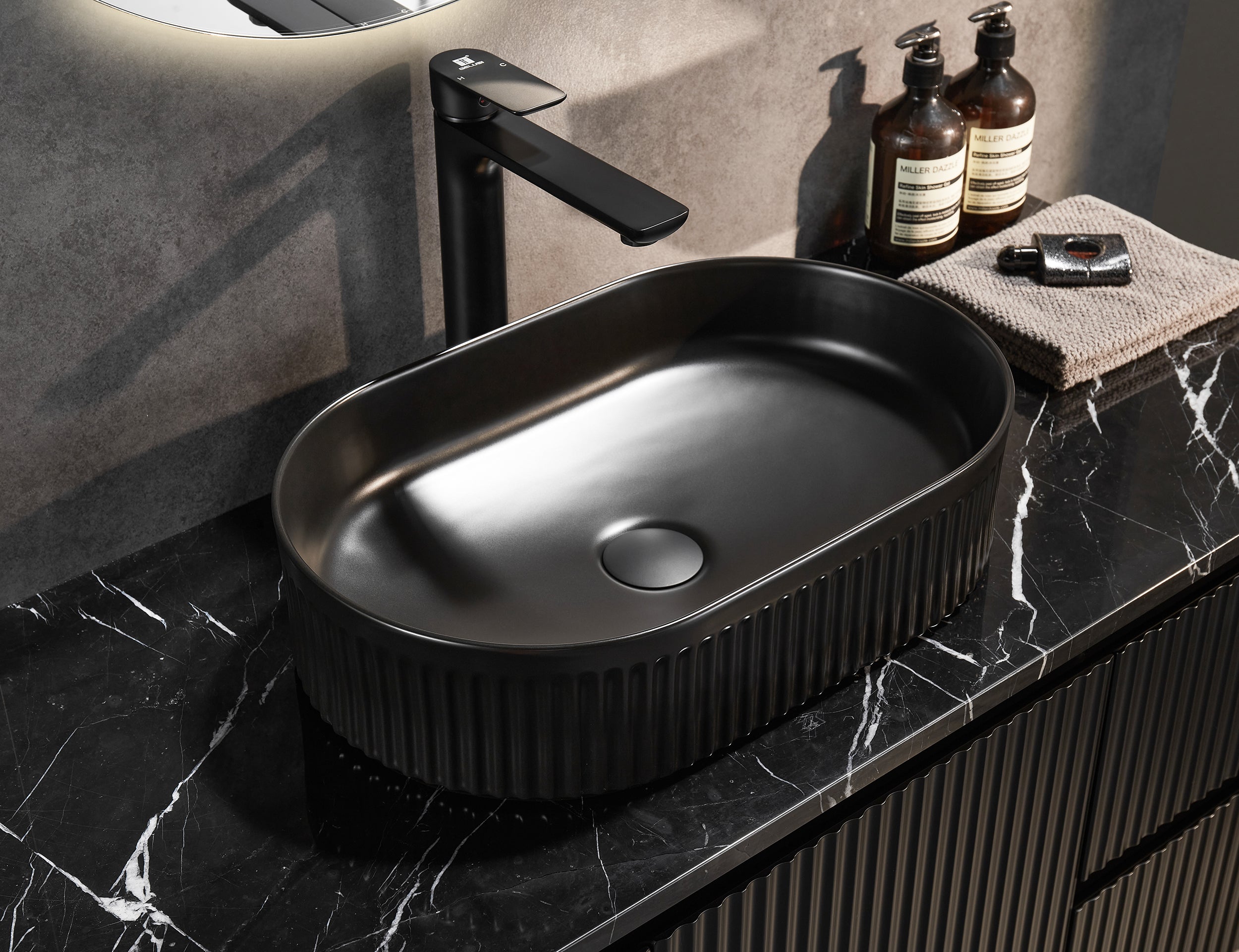 1190*455*480mm Left hand drawers Brindabella Wall Hung PVC Cabinet